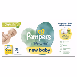 Harmonie New Baby Wipes Plastic Free 9 Packs of 46, 414 Baby Wet Wipes, Unscented, Helps Protect from Skin Irritation - Additional view 7