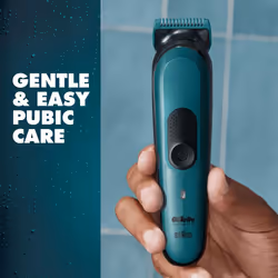Gillette Intimate i3 Trimmer for Men, Pubic Hair Trimmer & Shaver for Men, SkinFirst Technology, Lifetime Sharp Blades, Waterproof