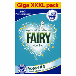 Fairy Non Bio Washing Powder for Sensitive Skin (140 Washes).