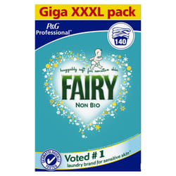 Fairy Non Bio Washing Powder for Sensitive Skin (140 Washes).