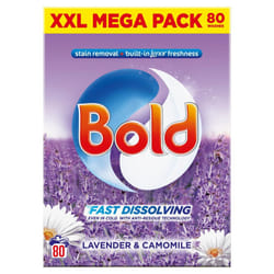 Bold Fast Dissolving Washing Powder Lavender & Camomile 80 Washes 4.8kg