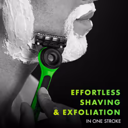Labs with Exfoliating Bar, Razer Limited Edition, Razor and Travel Case for Storage On The Go, 1 Handle - 2 Blades, Stand