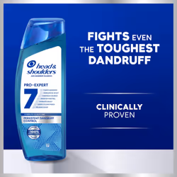 Anti-Dandruff Shampoo Pro-Expert 7 Persistent Dandruff Control 300ml. Fights 7 Scalp Issues for Complete Scalp Protection, Clinically Proven to Fight