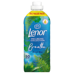 Lenor Wellbeing Collection Fabric Conditioner- Ocean Mist 50 Washes