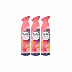 3 X 185 ml Febreze Air Mist Air Freshener Spray - Sparkling Bloom