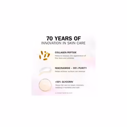 Collagen Peptide MAX Face Moisturiser Day Cream, Skincare Niacinamide 99% Purity & +50% Glycerin Anti Aging Menopausal Skin Care: Strengthens,