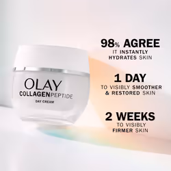 Collagen Peptide Face Moisturiser Day Cream, Skincare with Niacinamide 99% Purity and Antioxidant Vitamin E Advanced Anti Aging Skin Care: Strengthens
