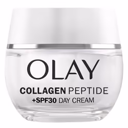 Collagen Peptide Face Moisturiser Day Cream SPF 30, Skincare with Niacinamide 99% Purity and Antioxidant Vitamin E Advanced A ...