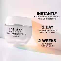 Collagen Peptide Face Moisturiser Day Cream SPF 30, Skincare with Niacinamide 99% Purity and Antioxidant Vitamin E Advanced Anti Aging Skin Care:
