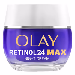 Retinol 24 MAX Night Cream Face Moisturiser, Skincare with Antioxidant Vitamin E, 40% Glycerin Overnight Anti Aging Skin Care ...