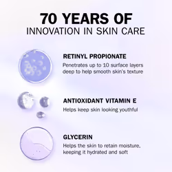 Retinol 24 Night Cream Face Moisturiser, Skincare with Antioxidant Vitamin E Overnight Anti Aging Skin Care: Smooths, Renews and Hydrates, 50ml