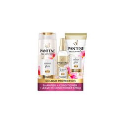 Colour Shampoo And Conditioner Set + Leave-In Conditioner Spray With Biotin and Niacinamide, Transform Damaged Coloured Hair From Dull To Glossy In 1