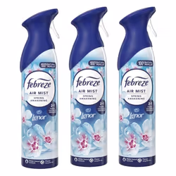 3 X 185 ml Febreze Air Mist Air Freshener Spray - Spring Awakening