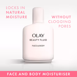 Skincare Gift Set: Beauty Fluid Face & Body Moisturiser + Double Action Face Cream And Primer, Skin Care Christmas Gifts For Women, 100ml + 50ml