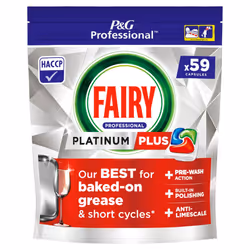 Fairy Professional Platinum Plus Dishwasher Tablets - 59 Capsules