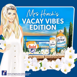 Lenor Scent Booster Mrs Hinch Vacay Vibes Orange Blossom Coastal Cypress x 3