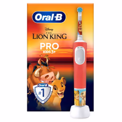 Oral-B PRO Vitality Kids - Lion King, Child, Rotating-oscillating toothbrush, Daily care, Sensitive, Multicolour, 4 x 30 sec, ...