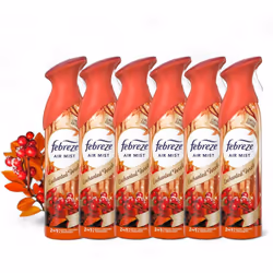 6 X 185 ml Febreze Air Mist Air Freshener Spray - Enchanted Forest