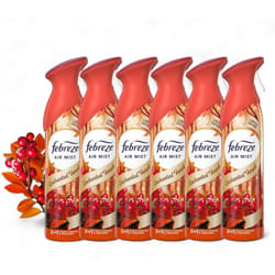 6 X 185 ml Febreze Air Mist Air Freshener Spray - Enchanted Forest