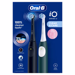 Oral-B iO Series 2 Adult Vibrating toothbrush Black, Green