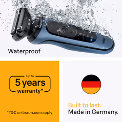 Braun Series 5 52-B1650S men's shaver Foil shaver Trimmer Blue - Additional view 5