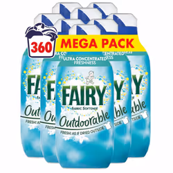Outdoorable Fabric Conditioner, 360 Washes (8x45), Ultra Concentrated Formula For Sensitive Skin, Dermatologically Tested