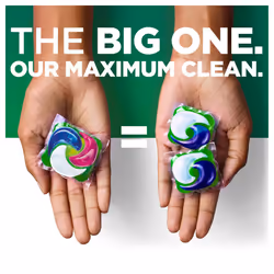 The Big One PODS, Washing Liquid Laundry Detergent Capsules 69 Washes (3x23), Colour, 2X Stain & Odour Removal, Fast Dissolving Even in Cold
