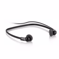Philips LFH0234, Wired, Music, 100 g, Headphones, Black