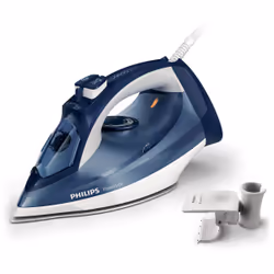 Philips PowerLife 2400 W 40 g/min continuous steam Steam iron, Steam iron, SteamGlide soleplate, 2.5 m, 150 g/min, Blue, Whit ...