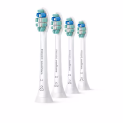 Philips Sonicare 4-pack (formerly ProResults plaque control), 4 pc(s), White, Medium, 62000 movements per minute, 2 Series pl ...