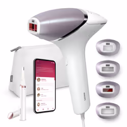 Philips Lumea Prestige Lumea IPL 8000 Series BRI949/00 IPL Hair removal device with SenseIQ, Pink, White, Intense pulsed ligh ...