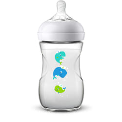 Philips AVENT SCF070/23 feeding bottle 260 ml Transparent, White Polypropylene (PP)