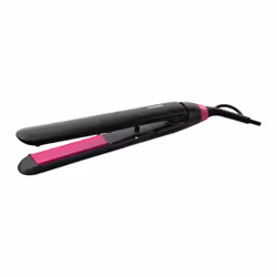Philips StraightCare Essential ThermoProtect straightener, Straightening brush, Warm, 180 °C, 220 °C, 60 s, Black, Pink