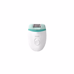 Philips Satinelle Essential BRE224/00 Corded compact epilator, Green, White, 1 tweezers, AC, 15 V, 15 V, 55 mm