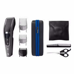 Philips 7000 series Hairclipper series 7000 HC7650/15 Washable hair clipper, Black, Grey, 0.5 mm, 2.8 cm, 4.1 cm, Stainless s ...
