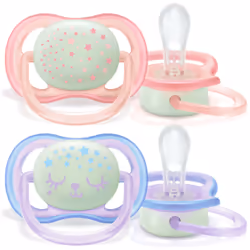 Philips AVENT ultra air soother with glow-in-the-dark button