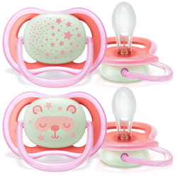 Philips AVENT ultra air soother with glow-in-the-dark button