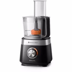 Philips Viva Collection HR7530/10 Compact Food Processor, 2.1 L, Black, Rotary, 1 discs, LED, ABS synthetics