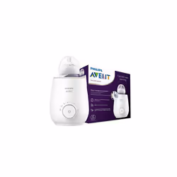 Philips Avent Fast Bottle Warmer with Smart Temperature Control: Warms Evenly, No Hotspots SCF358/00