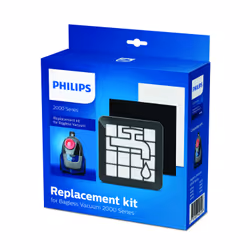 Philips XV1220/01 Replacement Kit, Filter, Cylinder vacuum, Philips, 2000 Series Bagless Vacuum - XB2122, XB2123, XB2125, XB2 ...