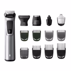 Philips MULTIGROOM Series 7000 MG7720/13 Showerproof face, body & hair trimmer with 14 tools
