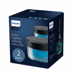 Philips Quick Clean Pod Cartridge CC12/50 2-pack cleaning cartridges for electric shaver heads - Additional view 4