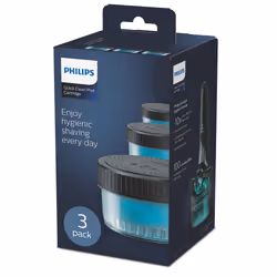 Philips Quick Clean Pod Cartridge CC13/50 3-pack cleaning cartridges for electric shaver heads