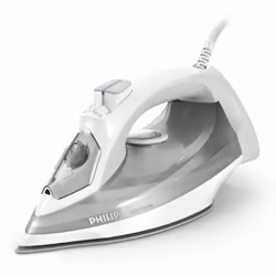 Philips 5000 series DST5010/10, Steam iron, SteamGlide Plus soleplate, 2 m, 160 g/min, Grey, White, 40 g/min