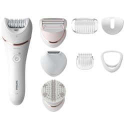 Philips Epilator Series 8000 BRE735/01 Wet and dry epilator with 8 accessories