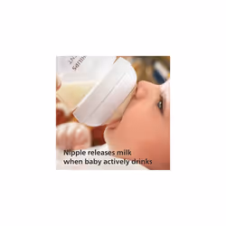 Avent Natural Response Bottle Teat - 2 x Baby Bottle Flow 3 Teats for Newborn Babies, 1+ Months, BPA Free (Model SCY963/02)