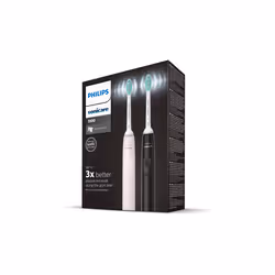 Philips 3100 series HX3675/15 2-pack sonic electric toothbrushes - black & pink - Additional view 6