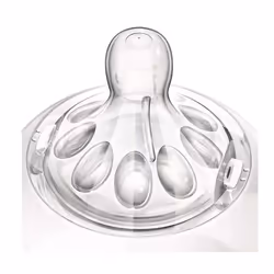 Natural Teat, 3 Months+, Medium Flow, Anti-Colic, Pack of 2 - SCF043/27 2 2 Count (Pack of 1)
