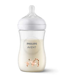 Philips AVENT Natural Response SCY903/66 Bottle 260ml, teat 1+ months, giraffe deco, 1 piece
