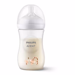 Philips AVENT Natural Response SCY903/66 Bottle 260ml, teat 1+ months, giraffe deco, 1 piece - Additional view 4